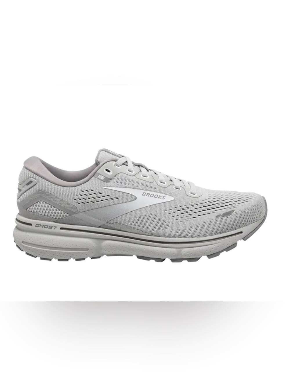 Brooks womens Ghost 15 'Oyster White sneakers